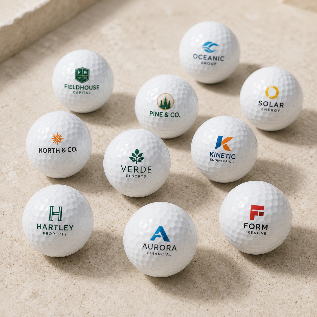 Printed Golf Balls